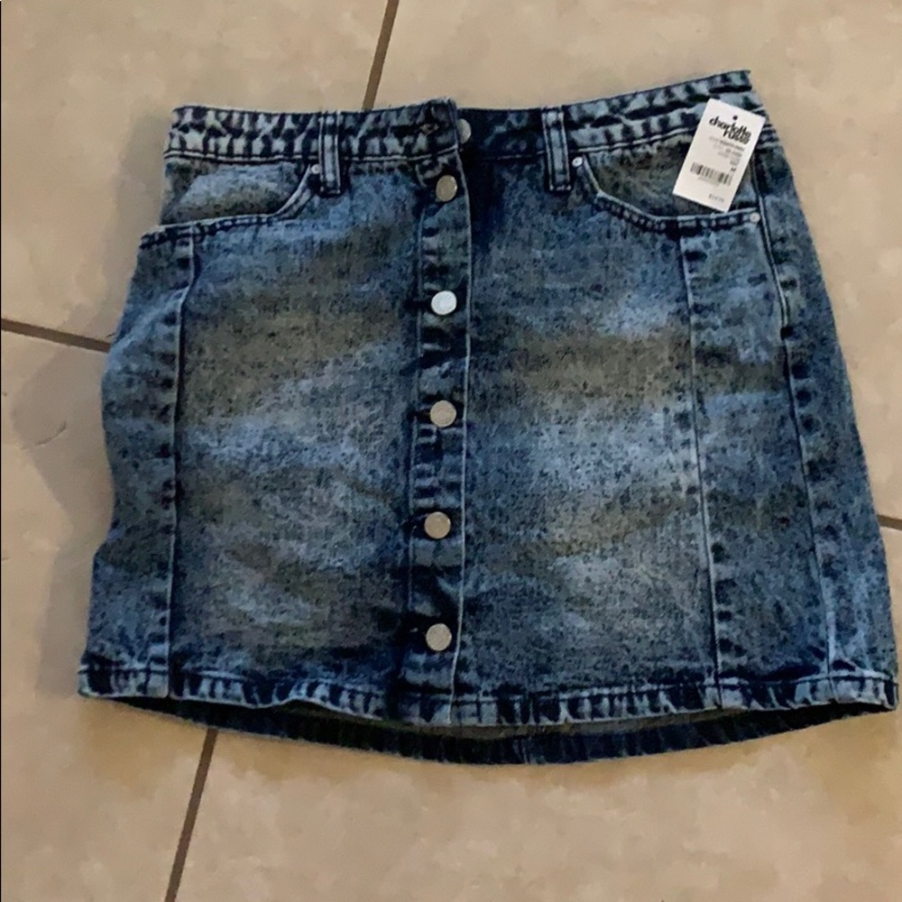 jean skirt